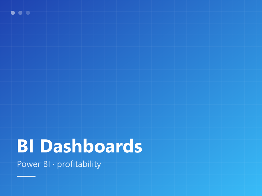 Executive BI Dashboards